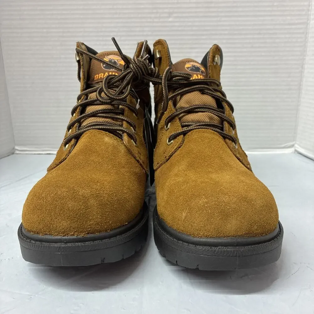 Brahma Men's Brown Work Boots Waterproof Bravo Size 9.5W Wide Oil Resistant